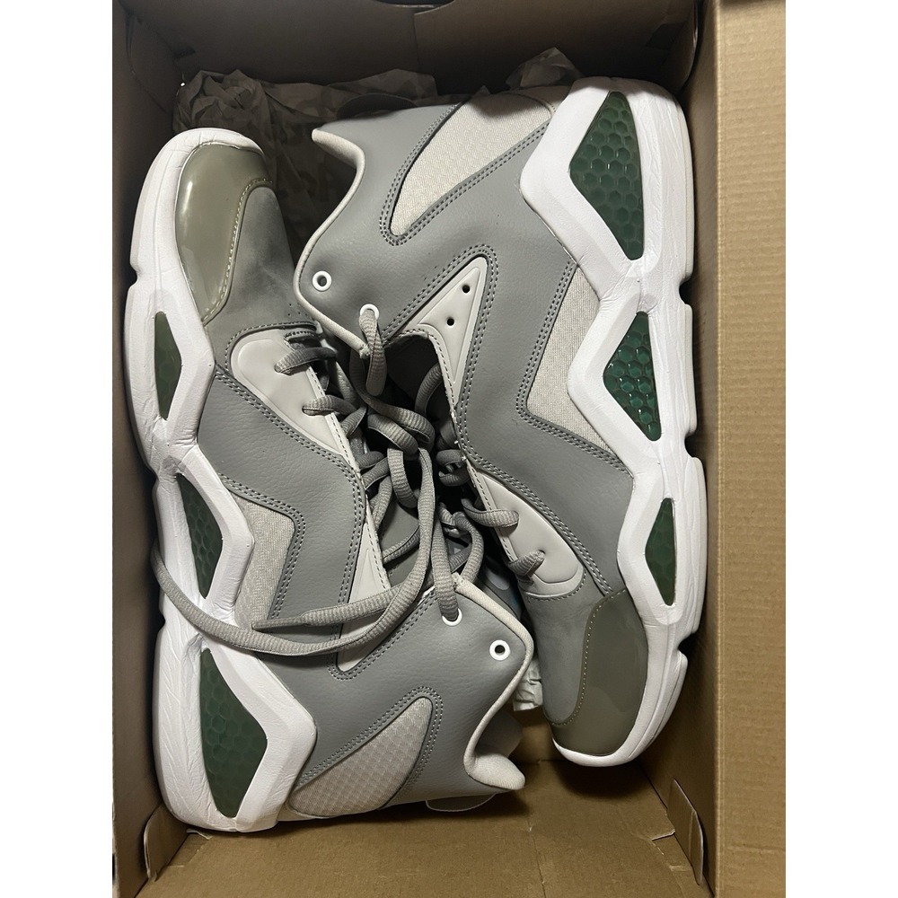 Reebok Kamikaze 3 III Mid Grey Carbon Steel Size 11.5 Sneakers Shoes
